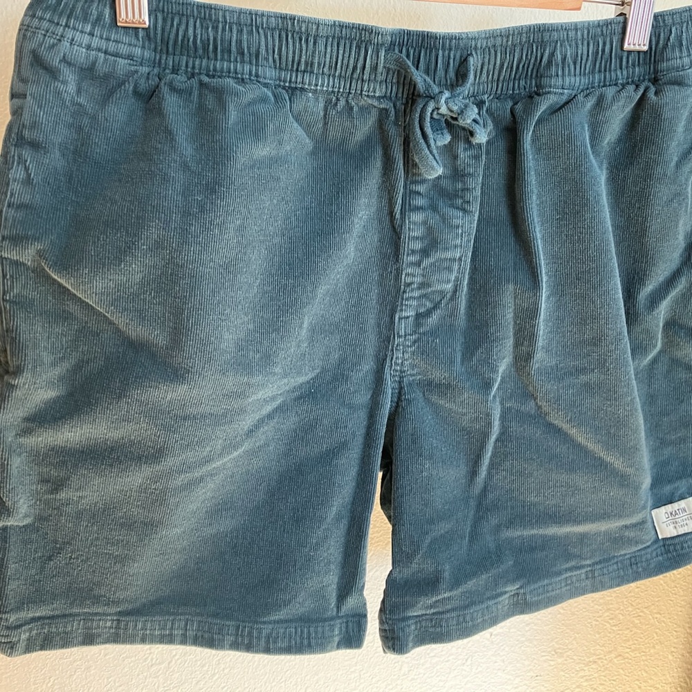 Katin Blue Corduroy Shorts Men's XL